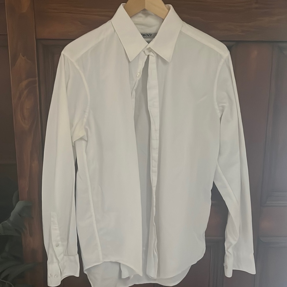 White button down dress shirt